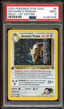PSA 9 MINT Giovanni's Persian 8/132 Gym Challenge 1ST EDITION Pokemon Card