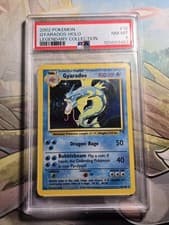 2002 POKEMON LEGENDARY COLLECTION #12 GYARADOS-HOLO PSA 8