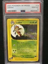 2003 Pokemon Skyridge Ledian 15/144 PSA 10 Gem Mint