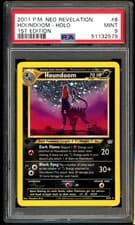 Houndoom 8/64 Holo 2001 Pokemon Neo Revelation 1st Edition PSA 9