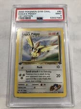 2000 Pokemon Gym Challenge 1st Edition Koga's Pidgey 80/132 PSA 9 Mint