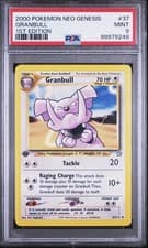 2000 POKEMON NEO GENESIS 1ST EDITION #37 GRANBULL PSA 9 MINT