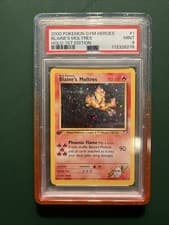 Pokemon Blaine’s Moltres Holo 1st Edition Gym Heroes Psa 9 Mint #1/132 2000