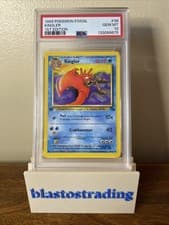 1999 Pokémon Fossil Kingler #38 1st Edition PSA 10