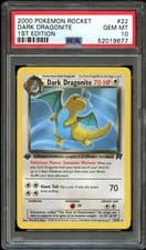 PSA 10 GEM MINT Dark Dragonite 22/82 RARE Team Rocket 1ST EDITION Pokemon Card
