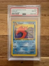 PSA 8 NM-MT Kingler Fossil 1st Edition 1999 Pokemon WOTC 38/62