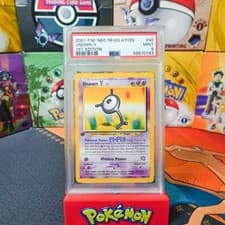 PSA 9 MINT 2001 Pokemon Neo Revelation 1st edition Unown Y 40