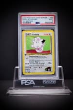 2000 Pokemon Gym Heroes # 25 Erika's Clefairy 1st Edition PSA  9