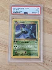 PSA 9 1999 Pokemon Fossil 1st Edition Golbat 34/62 Mint