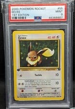 Pokémon TCG Eevee Team Rocket 55/82 Common 1st Edition PSA 9