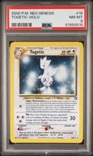 2000 POKEMON NEO GENESIS #16 TOGETIC-HOLO PSA 8