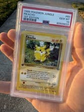 1999 Pokemon Pikachu 1st Edition Jungle 60 PSA 10 Gem Mint