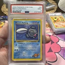2000 POKEMON GYM CHALLENGE 1ST EDITION #89 MISTY'S POLIWAG PSA 9