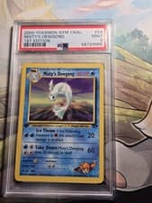PSA 9 1ST EDITION MISTY'S DEWGONG 54/132 GYM CHALLENGE - MINT