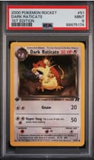 2000 Team Rocket #51 Dark Raticate PSA 9 Mint 1st Edition Pokemon
