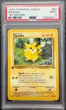1999 Pokemon Jungle 1st Edition Pikachu #60 PSA 9