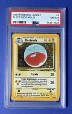 1999 Pokémon Jungle Electrode Holo #2 PSA 8 NM-MT