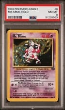 Mr. Mime 6/64 Holo - Pokémon TCG Unlimited Jungle PSA 8