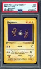 PSA 9 Pokemon 2000 1st Edition Team Rocket Magnemite #60