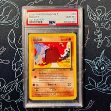 PSA 10 - Team Rocket 1st Edition Diglett Pokemon #52 GEM MINT