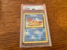 Krabby 51/62 - PSA 9 - 1999 Fossil 1st Edition - Pokémon TCG - Common