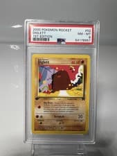 1st Edition Diglett, PSA 8, Pokémon Team Rocket 2000, 52/82