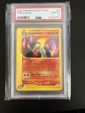 Pokémon Typhlosion Expedition Base Set 65/165 Rare PSA 10 English 2002 Card