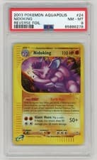 Pokemon Card Nidoking 24/147 Reverse Holo Aquapolis PSA 8 NM-MT
