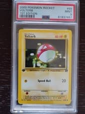 Team Rocket Voltorb 69/82 1st Edition, PSA 9