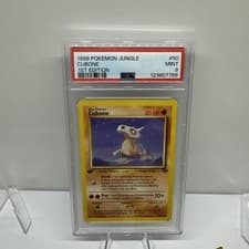 PSA 9 MINT 1999 Pokemon Game 1st Edition Jungle Cubone 50