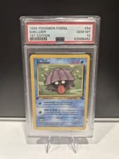 1999 POKEMON FOSSIL 1ST EDITION #54 SHELLDER PSA 10