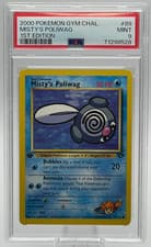 2000 POKEMON GYM CHALLENGE #89 MISTY'S POLIWAG 1ST EDITION PSA 9 MINT