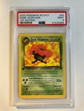 Dark Vileplume Non Holo - PSA 9 1st Edition Team Rocket Set 30/82 - Mint