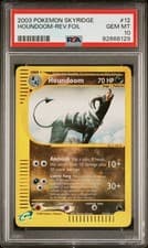 2003 Pokemon Skyridge #12 Houndoom Reverse Foil PSA 10 GEM MINT! Trusted Seller!