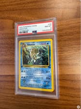 1999 Pokémon TCG Fossil Omastar 1st Edition Uncommon Regular PSA 8 40/62