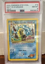 2000 Pokemon Misty's Gyarados 13/132 Gym Challenge PSA 8 Nm-mt Holo