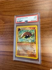 Pokémon TCG Kabuto Fossil Card 50/62 Regular Common 1st Edition PSA 9