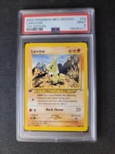 2002 Pokemon Neo Destiny 70 Larvitar 1st Edition PSA 9