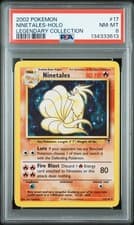 2002 Pokemon Legendary Collection #17 Ninetales-Holo Legendary Collection PSA 8