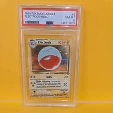 Pokémon TCG Electrode Jungle 2/64 Holo Unlimited Holo PSA 8