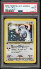 2000 Pokemon Neo Genesis Lugia 1st Edition Holo #9 - PSA 9