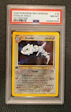 2000 POKEMON NEO GENESIS 1ST EDITION #15 STEELIX-HOLO PSA 8