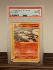 Arcanine Skyridge 3/144 Regular Rare Pokemon Card PSA 8 NM Mint ✨ WOTC Vintage