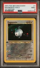 POKEMON MAGNEMITE Neo Discovery 1st Edition Holo PSA 9 MINT 7/75