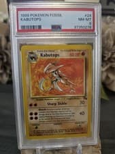 Kabutops 24/62 Fossil Regular PSA 8