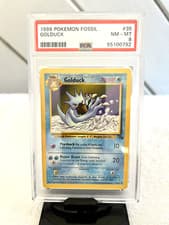 1999 Pokemon Fossil WotC - Golduck #35 PSA 8 NM MT