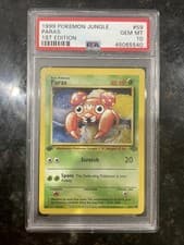 1999 Pokémon Jungle Paras 1st Edition #59 PSA 10