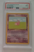 1999 Pokemon Fossil 1st Edition Slowpoke PSA 9 Mint #55