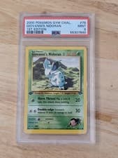 2000 Pokemon Gym Challenge 1st Edition Giovanni's Nidoran 75/132 PSA 9 Mint