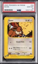2003 POKEMON SKYRIDGE #54 EEVEE PSA 10